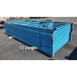 QTY 12 UPRIGHTS FOR PALLET RACK