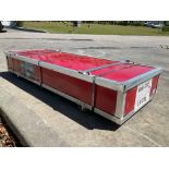 UNUSED GOLD MOUNTAIN SINGLE-TRUSS CONTAINER SHELTER MODEL C2020, APPROX 20' W x 20'L ABRASION RES...