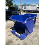 UNUSED 1CU YARD SELF DUMPING HOPPER WITH FORK POCKETS