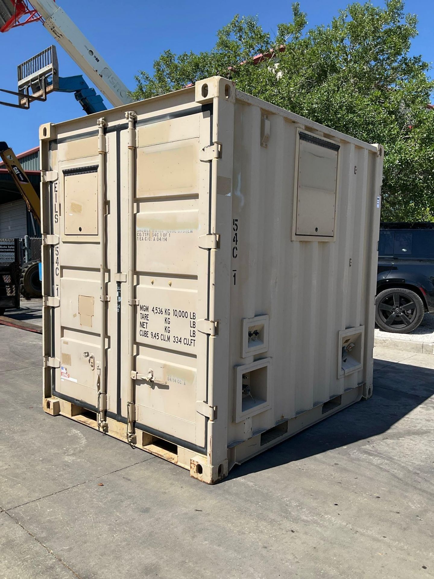 CHARLESTON MARINE CONTAINER, APPROX 78" W x 96" D x 96" T - Image 9 of 24