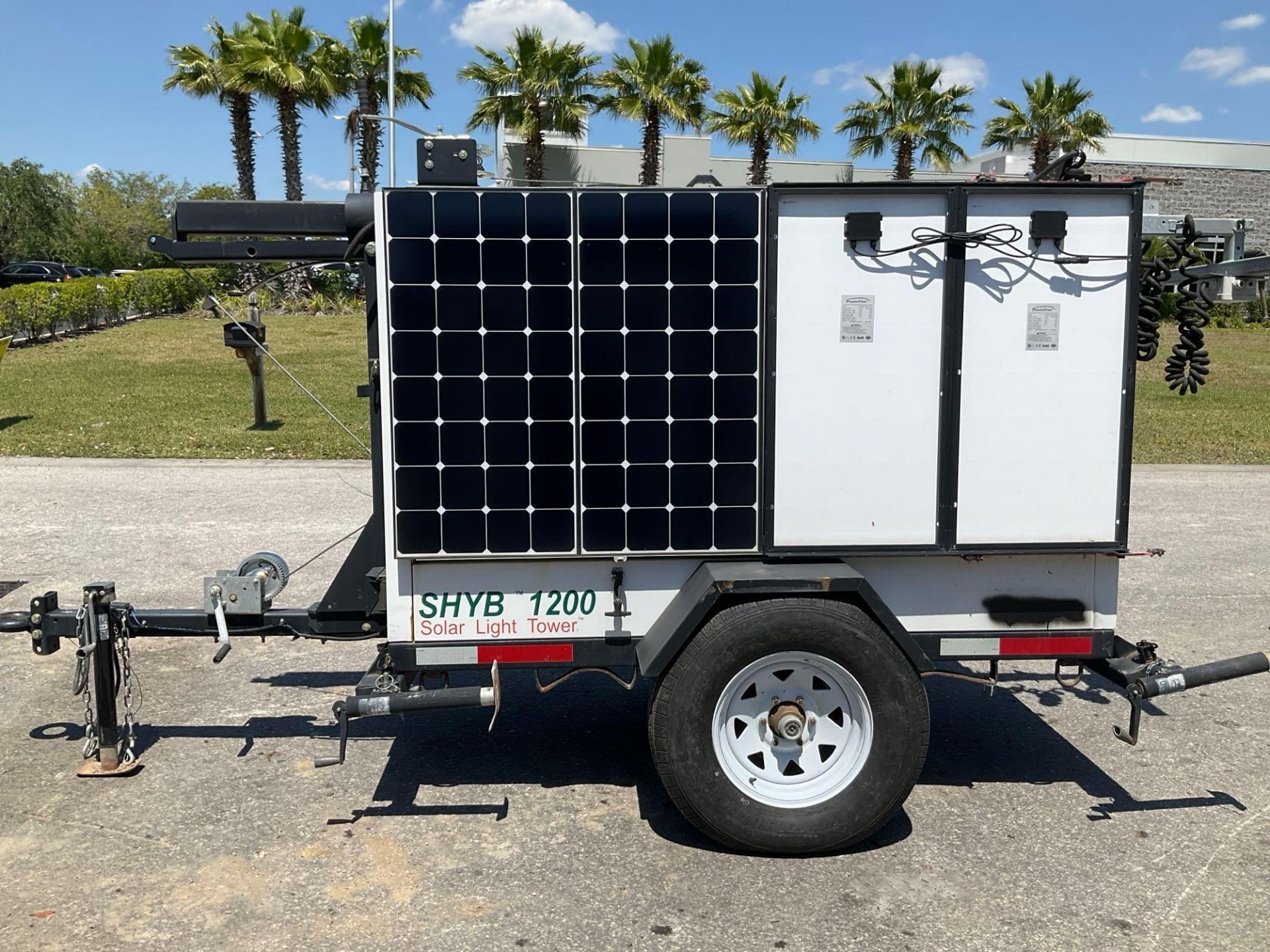 2019 PROGRESS SOLAR SOLUTIONS LIGHT TOWER MODEL SHYB-1200, KUBOTA DIESEL - Image 2 of 22