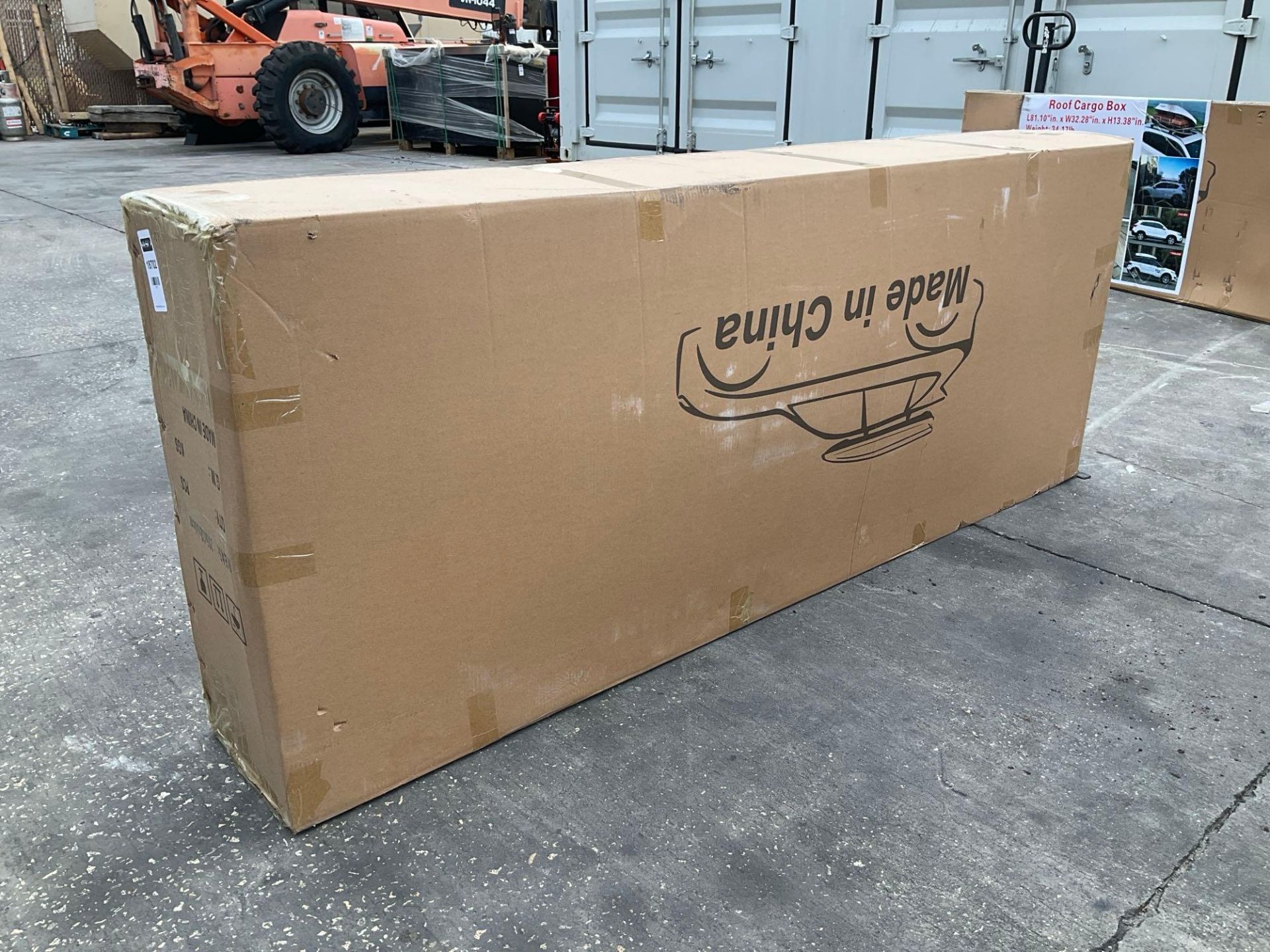 UNUSED ROOF CARGO BOX, APPROX 81.10" L x 32.28" W X 13.38" T, APPROX 1 IN BOX - Image 5 of 6