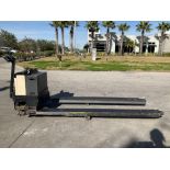 CROWN PALLET JACK MODEL 40GPW-4-14, ELECTRIC , APPROX MAX CAPACITY 4000LBS, BUILT IN BATTERY