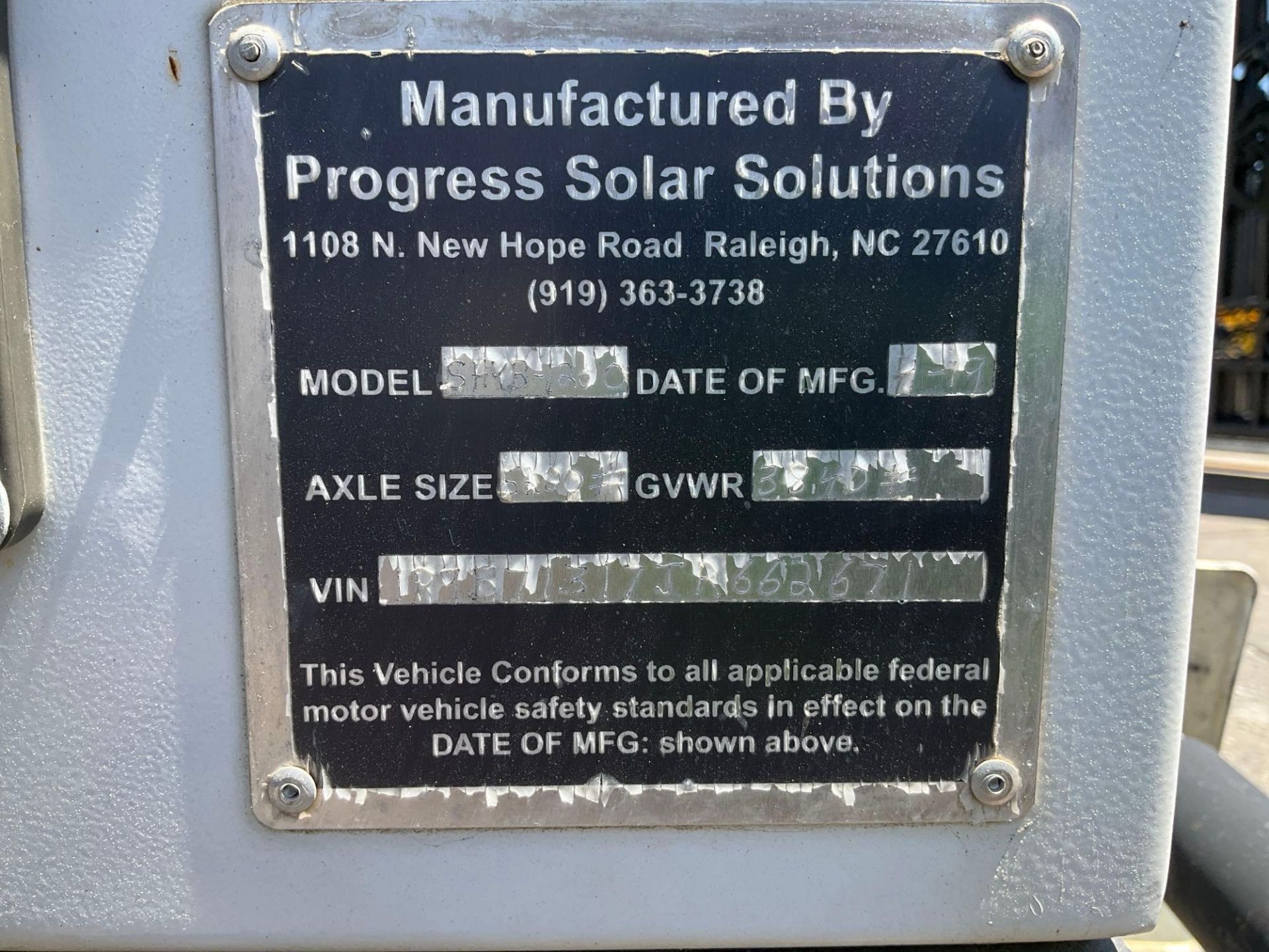 2019 PROGRESS SOLAR SOLUTIONS LIGHT TOWER MODEL SHYB-1200, KUBOTA DIESEL - Image 14 of 22