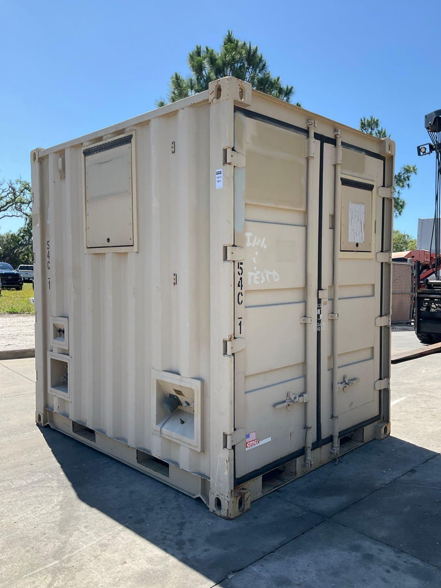 CHARLESTON MARINE CONTAINER, APPROX 78" W x 96" D x 96" T - Image 13 of 24