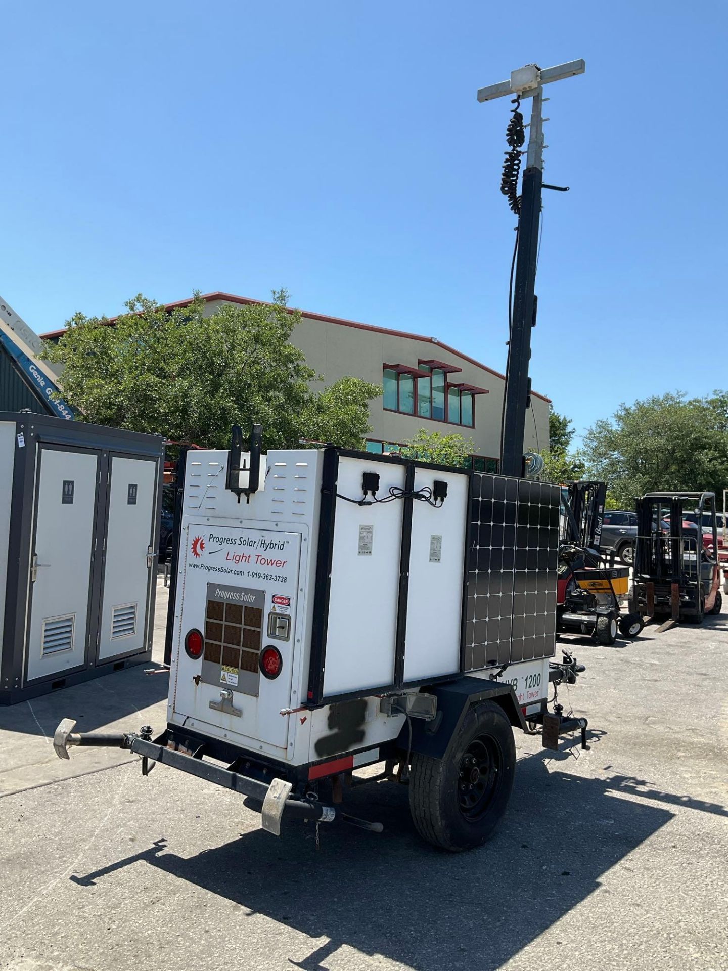 2019 PROGRESS SOLAR SOLUTIONS LIGHT TOWER MODEL SHYB-1200, KUBOTA DIESEL - Image 22 of 22