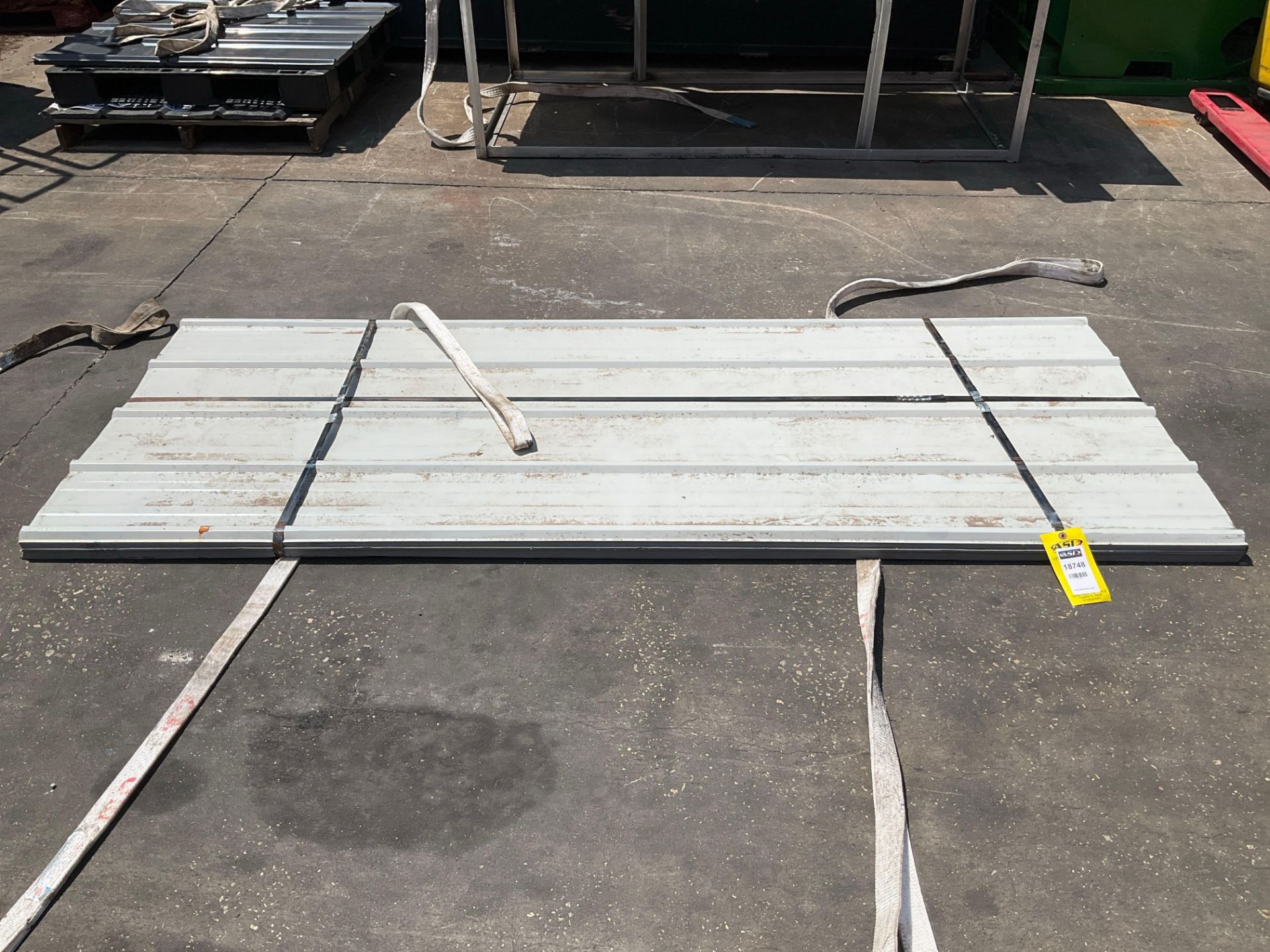 UNUSED METAL ROOF PANEL , APPROX 8FT L x 3FT W, APPROX 70 PIECES - Image 2 of 5