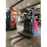 RAYMOND ORDER PICKER MODEL 560-OPC30TT, ELECTRIC, APPROX MAX CAPACITY 3000, APPROX MAX HEIGHT 210...