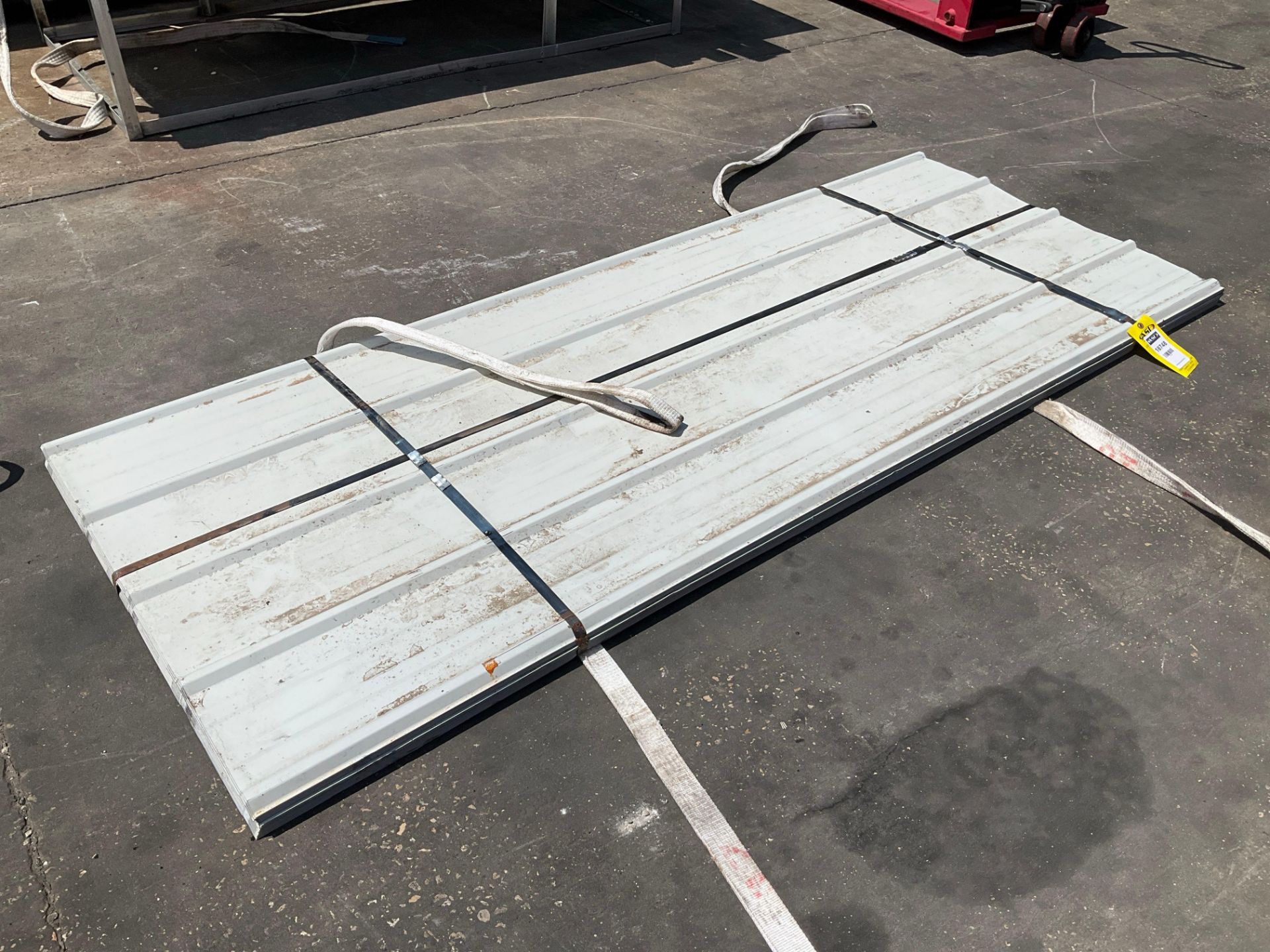 UNUSED METAL ROOF PANEL , APPROX 8FT L x 3FT W, APPROX 70 PIECES - Image 3 of 5