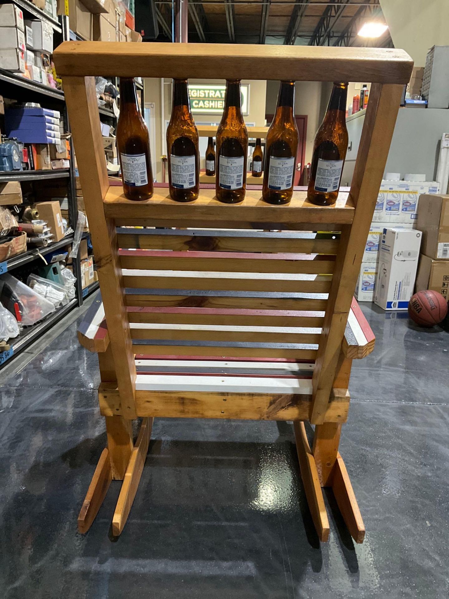 MICHELOB ULTRA ROCKING CHAIR , APPROX 47" T - Image 4 of 5