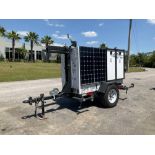 2019 PROGRESS SOLAR SOLUTIONS LIGHT TOWER MODEL SHYB-1200, KUBOTA DIESEL