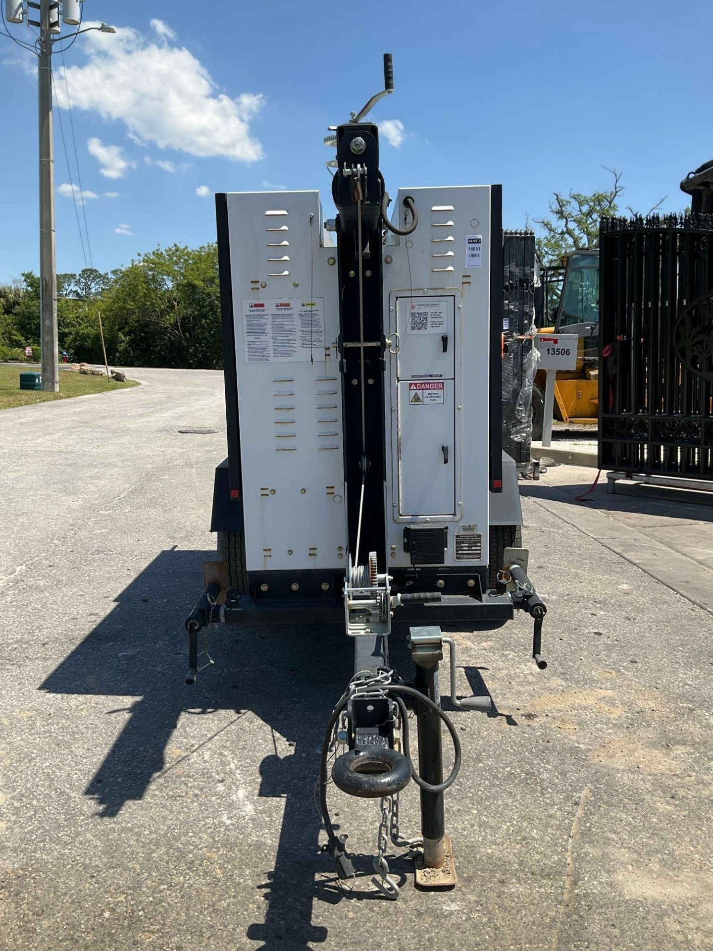 2019 PROGRESS SOLAR SOLUTIONS LIGHT TOWER MODEL SHYB-1200, KUBOTA DIESEL - Image 9 of 22