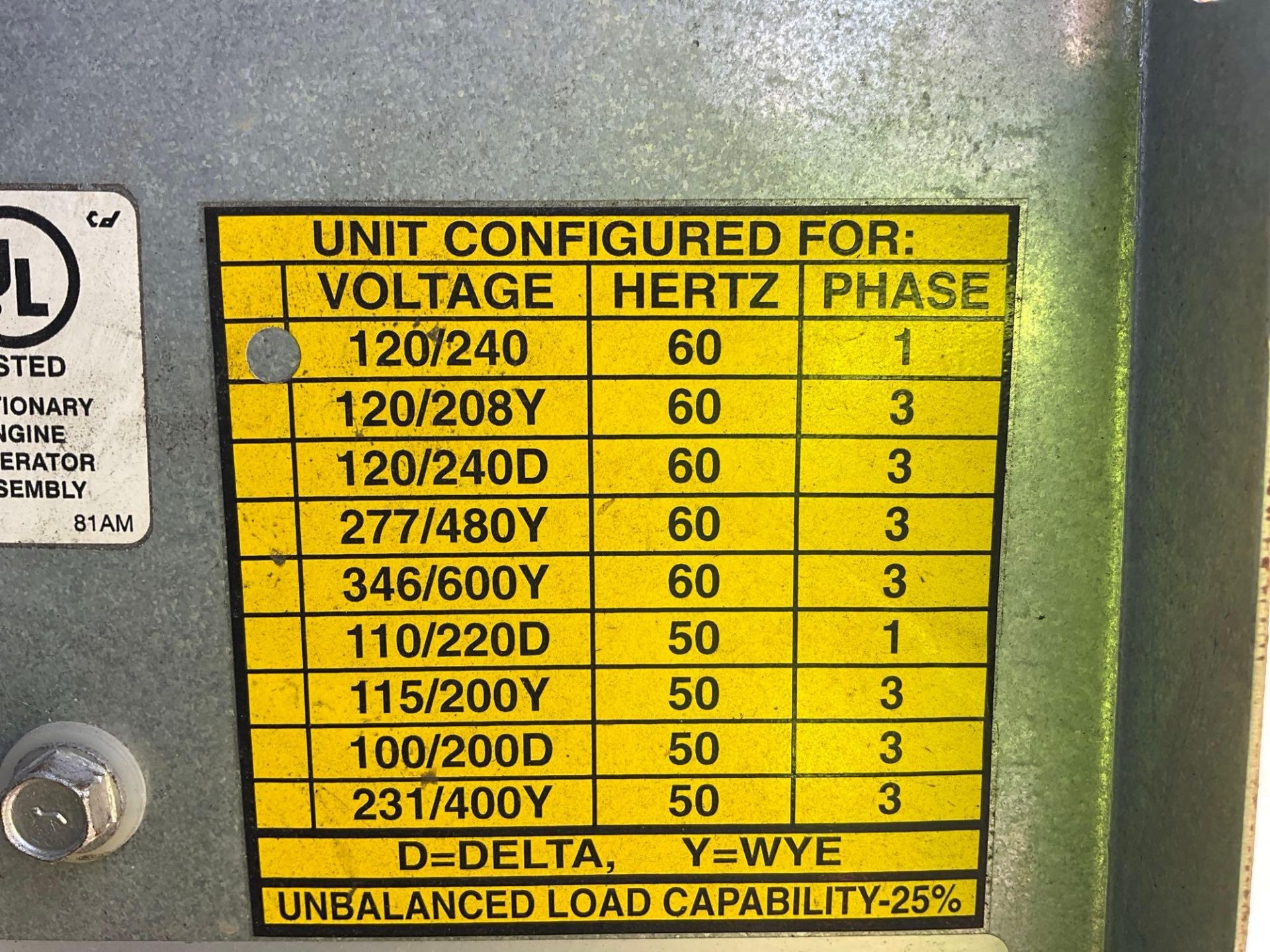 GENERAC30KW GENERATOR , LP / NG POWER, LOW HRS SHOWING, RUNS AND OPERATES - Image 9 of 9