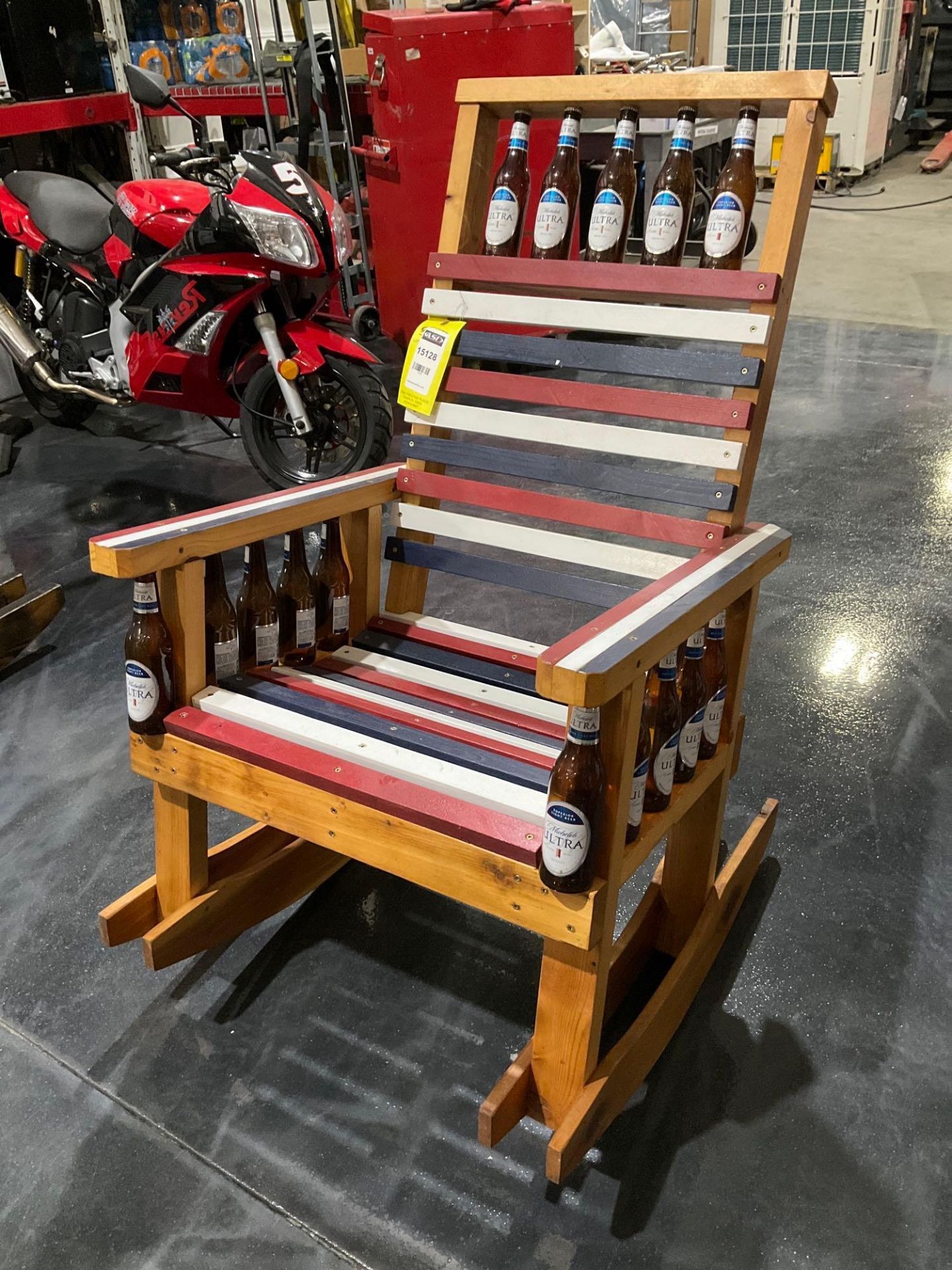 MICHELOB ULTRA ROCKING CHAIR , APPROX 47" T