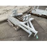 ( 2 ) HEAVY DUTY EQUIPMENT POLE RACKS FOR TRUCKS, APPROX 70" EACH