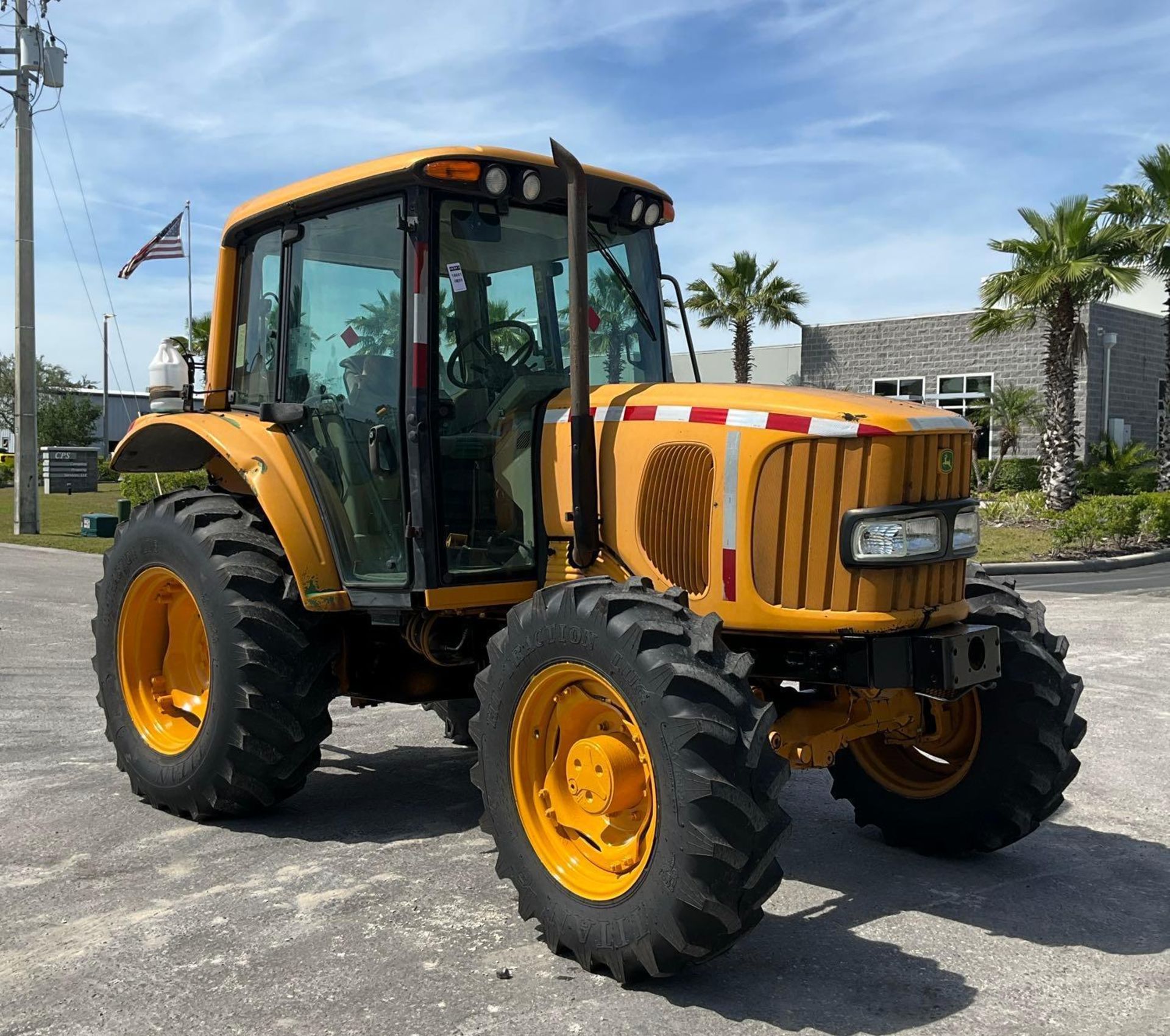 JOHN DEERE 6320 TRACTOR, DIESEL, ENCLOSED CAB, 4WD , COLD AC, RUNS & OPERATES