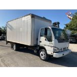 2007 ISUZU NPR BOX TRUCK, DIESEL AUTOMATIC, APPROX GVWR 14,500LBS, BOX BODY APPROX 16FT, POWER LO...