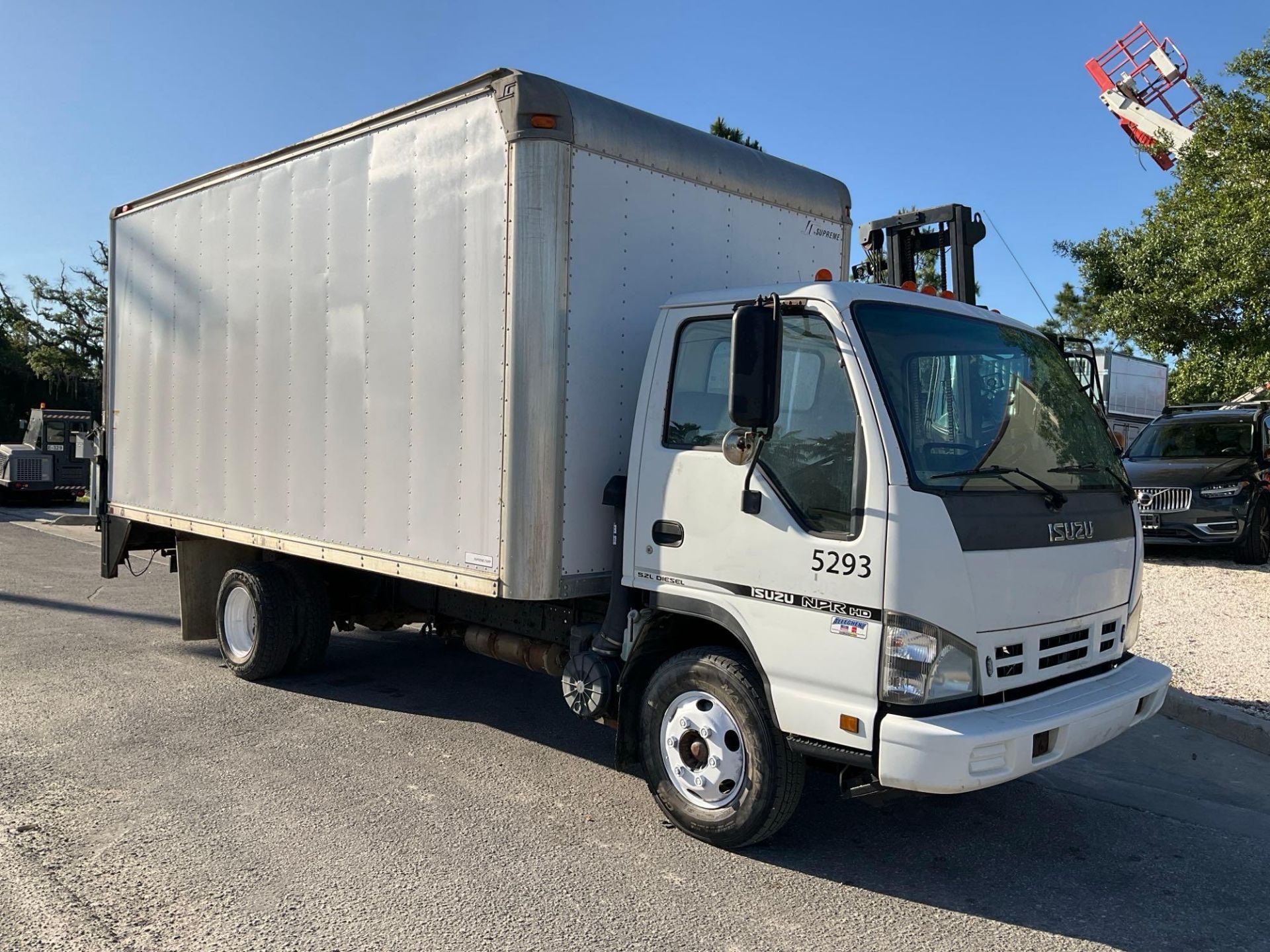 2007 ISUZU NPR BOX TRUCK, DIESEL AUTOMATIC, APPROX GVWR 14,500LBS, BOX BODY APPROX 16FT, POWER LO...