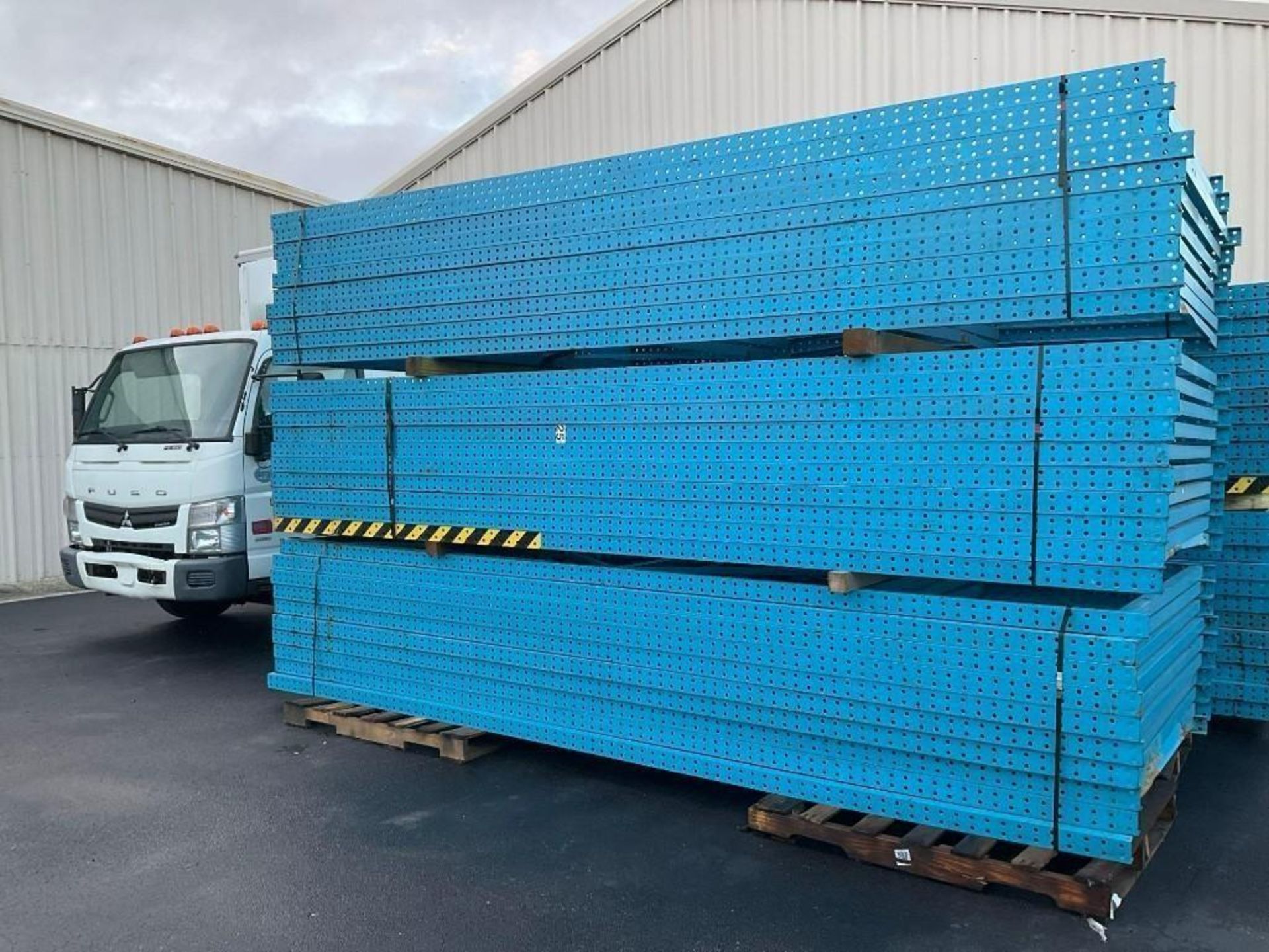 QTY 10 UPRIGHTS FOR PALLET RACK