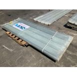 UNUSED POLYCARBONATE ROOF PANEL , THICKNESS CORRUGATED FOAM, APPROX 95" L x 28" , APPROX 30 PIECE