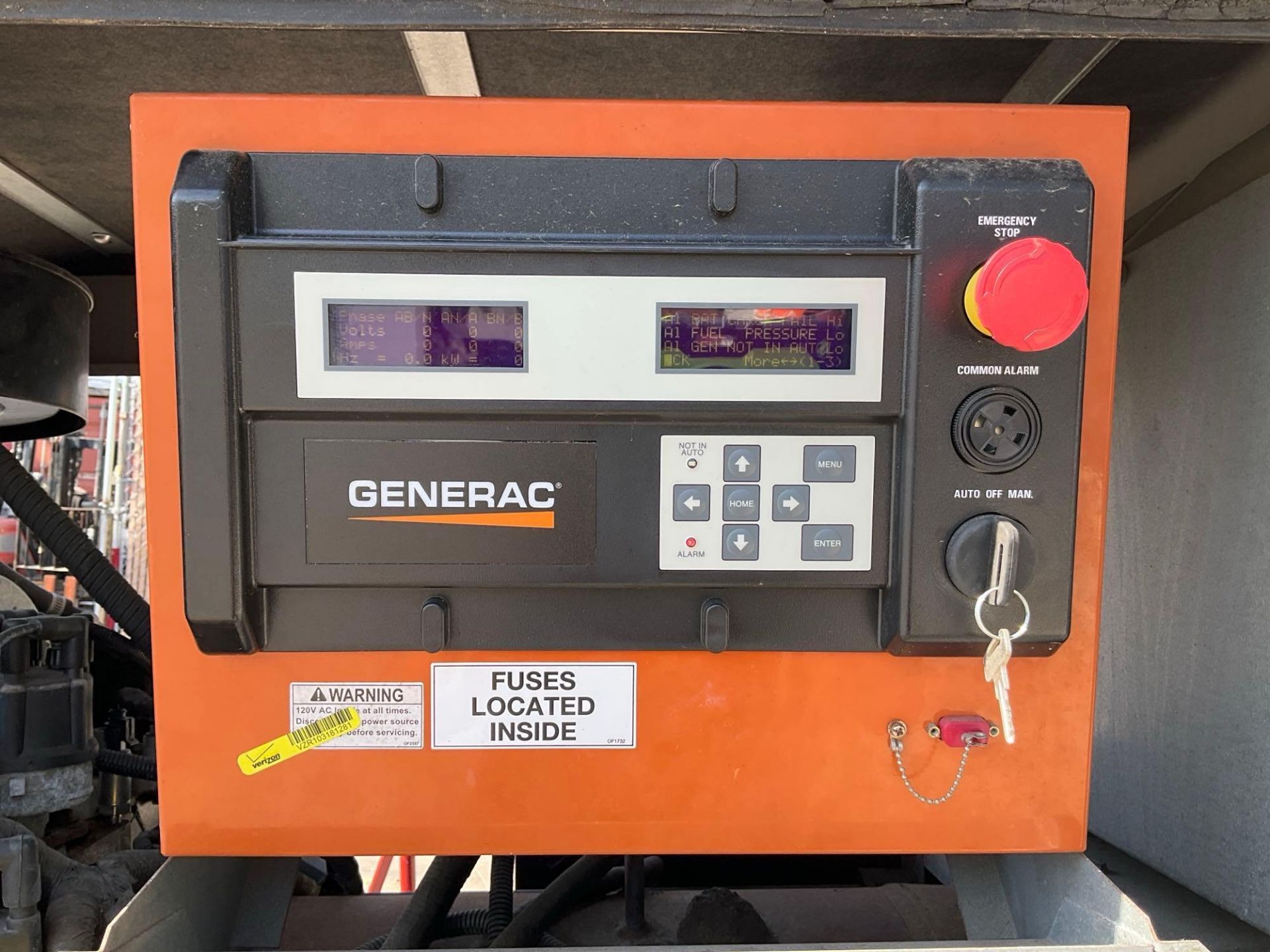 GENERAC30KW GENERATOR , LP / NG POWER, LOW HRS (313 SHOWING), RUNS AND OPERATES - Image 6 of 8