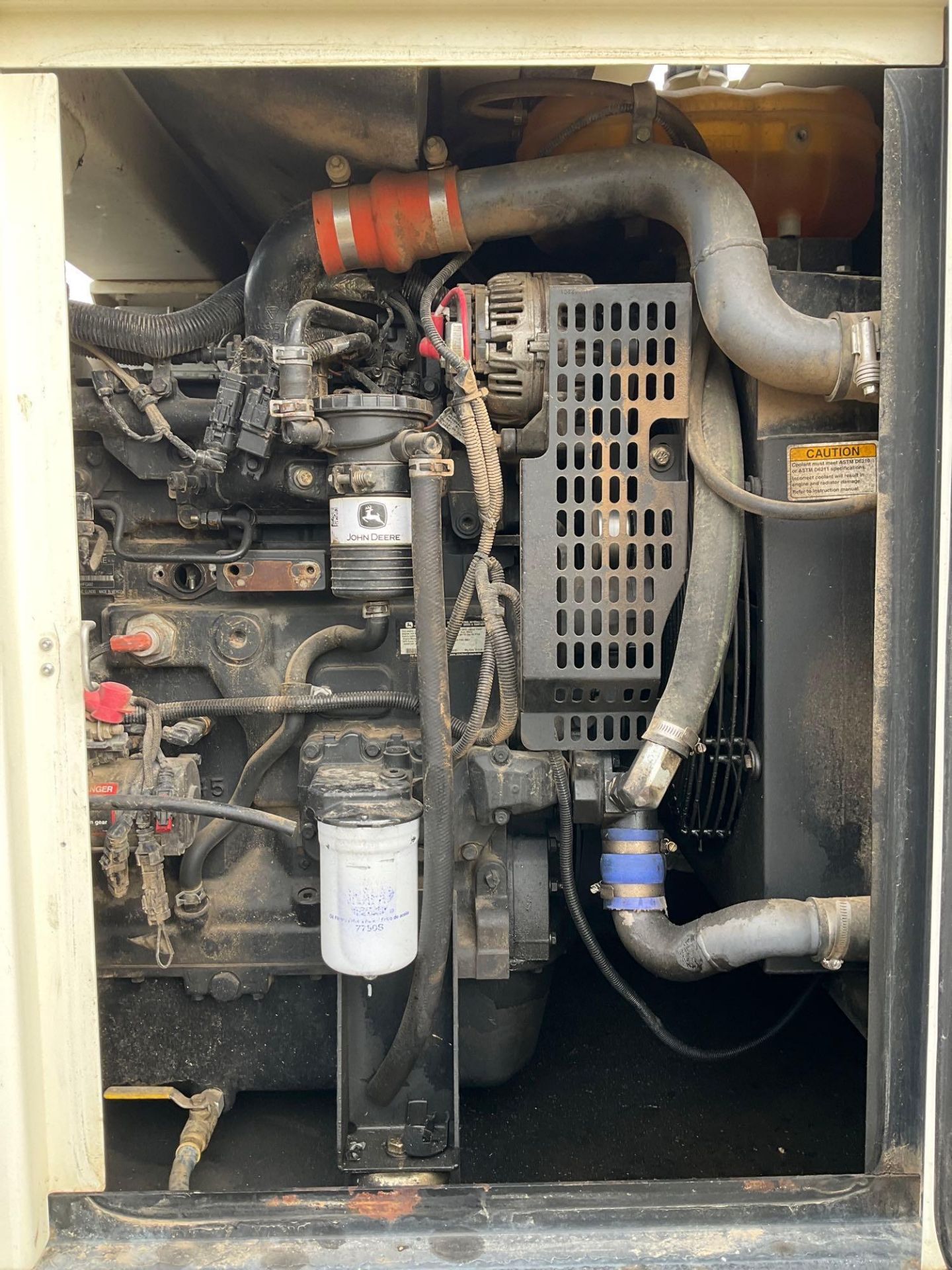 ATLAS COPCO TIER 4 INTERIM GENERATOR MODEL QAS70 , TRAILER MOUNTED, DIESEL, JOHN DEERE ENGINE, PH... - Image 11 of 21