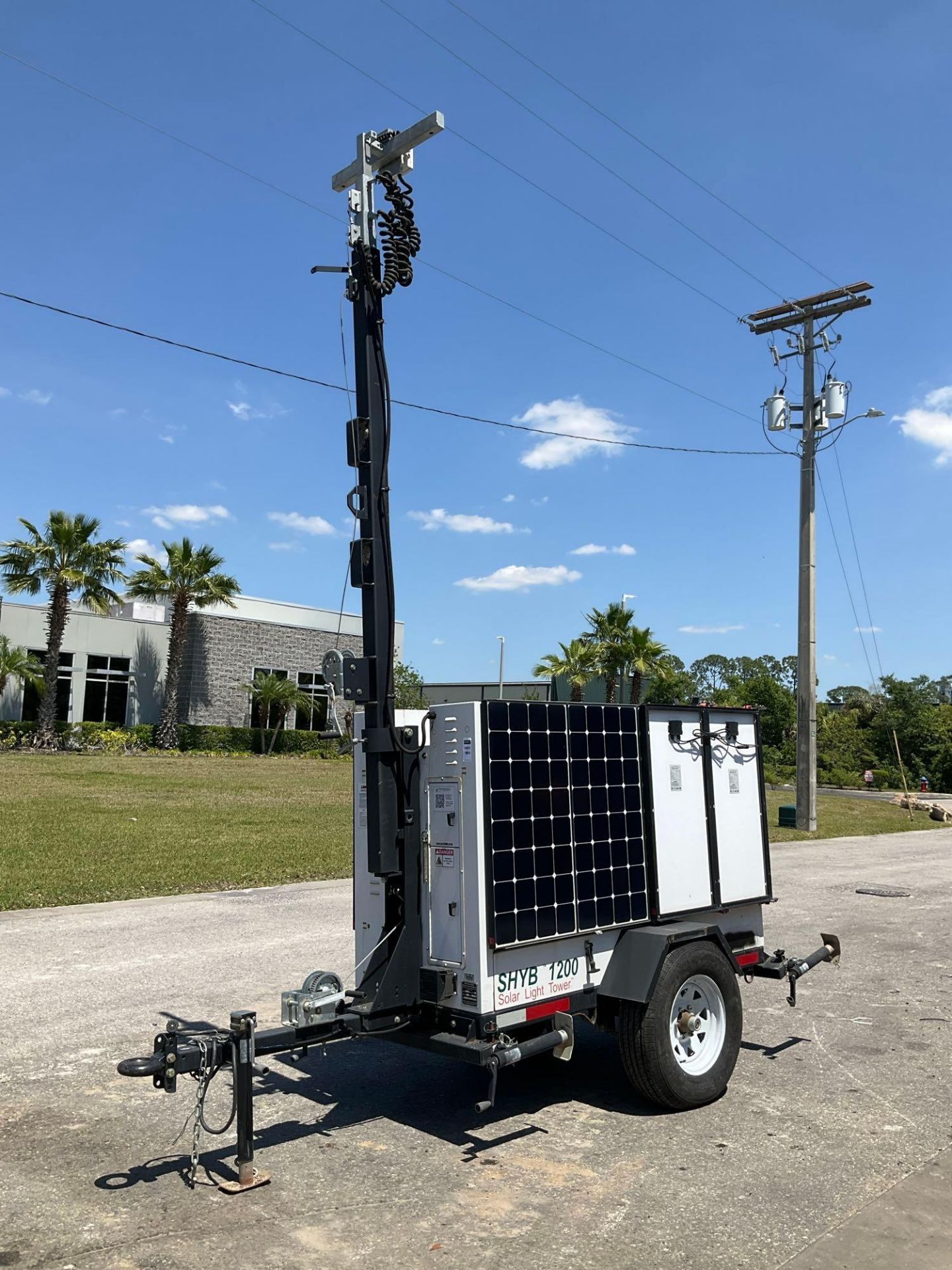 2019 PROGRESS SOLAR SOLUTIONS LIGHT TOWER MODEL SHYB-1200, KUBOTA DIESEL - Image 21 of 22