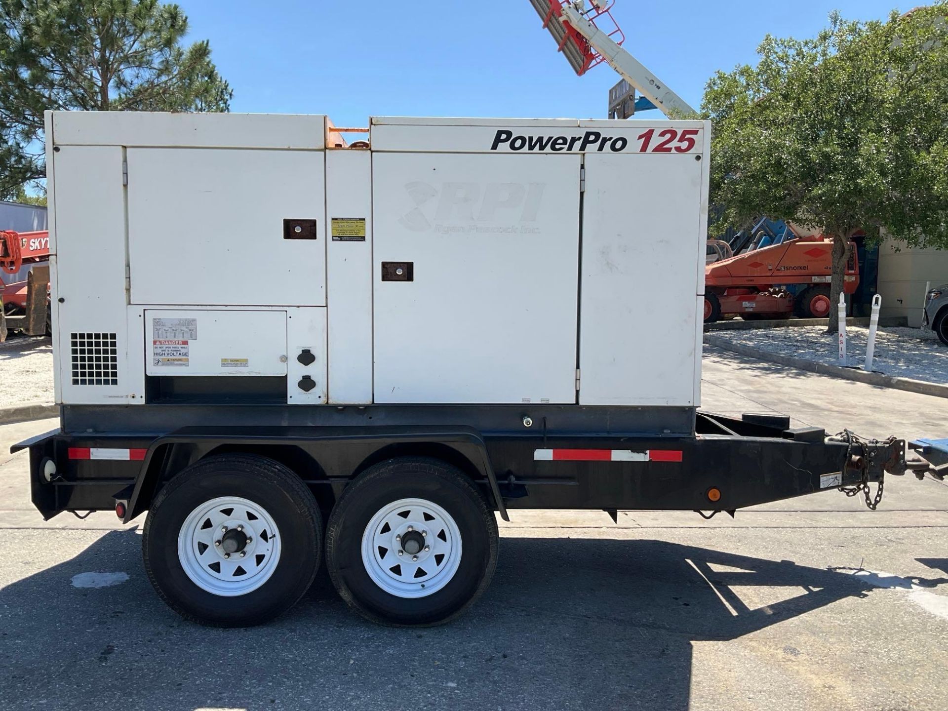 POWER PRO 125 GENERATOR MODEL SDG125S, DIESEL, TRAILER MOUNTED, APPROX 125 KVA OUTPUT, APPROX - Image 11 of 24