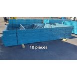 QTY 10 UPRIGHTS FOR PALLET RACK