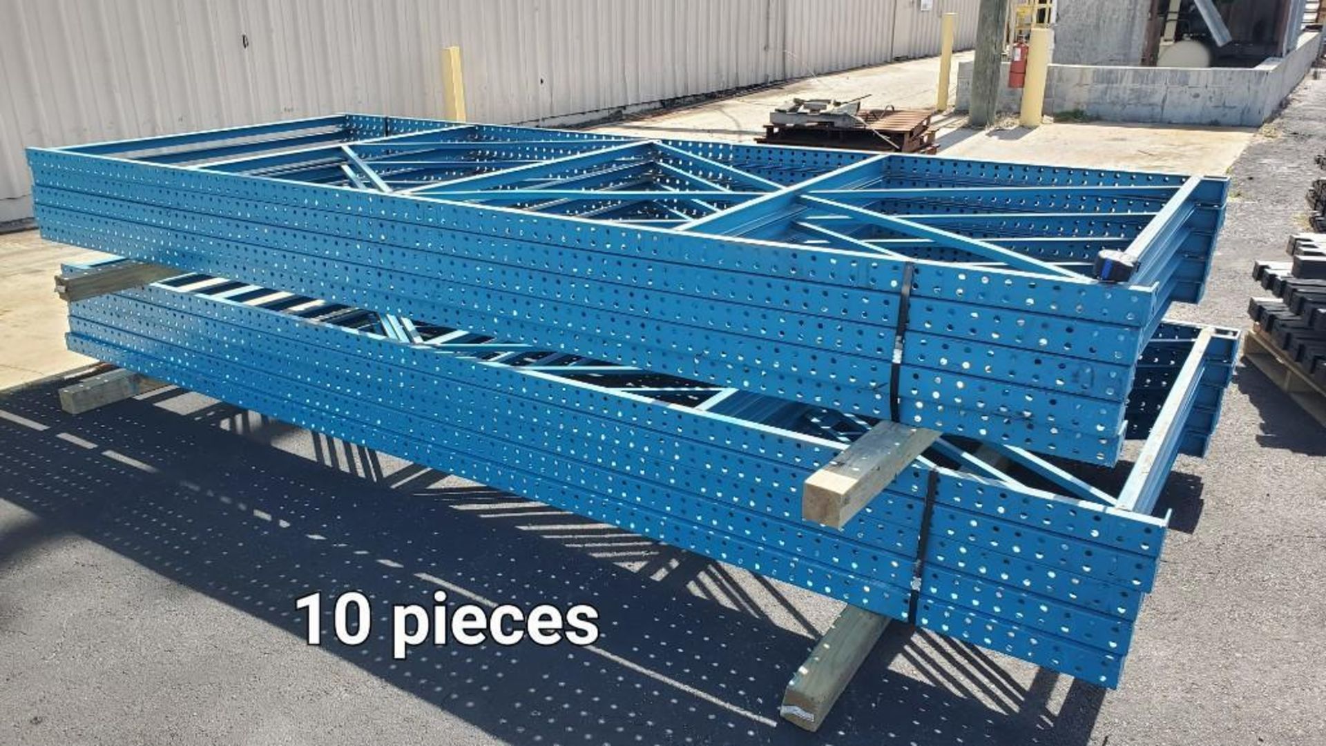 QTY 10 UPRIGHTS FOR PALLET RACK