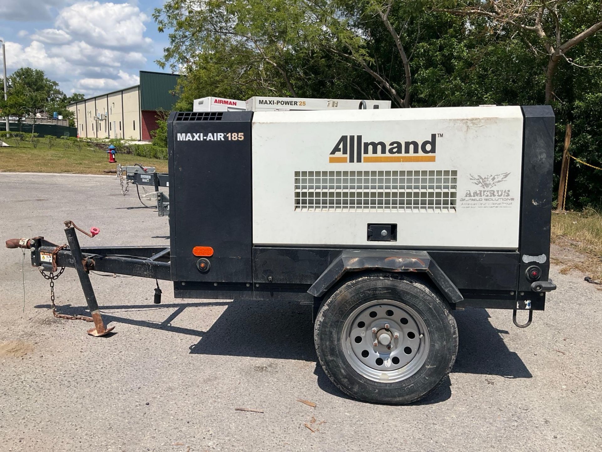 2018/2019 ALLMAND MAXI-POWER MA185-6E1 COMPRESSOR, DIESEL, TRAILER MOUNTED, NORMAL OPERATING - Image 2 of 14