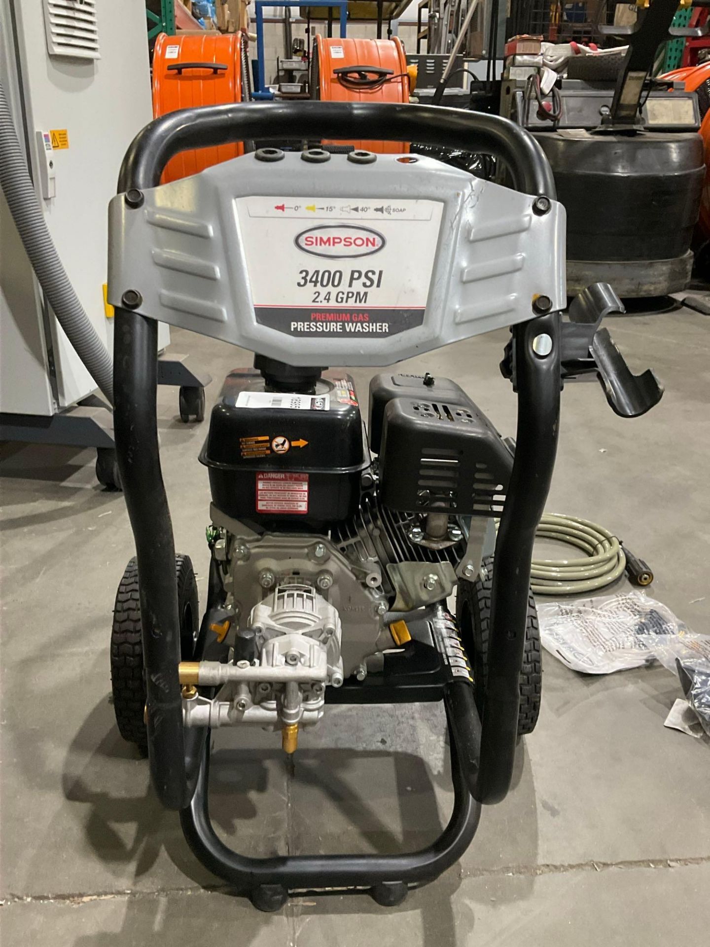 UNUSED SIMPSON 3400 PSI 2.4 GPM PROFESSIONAL PRESSURE WASHER, GAS POWERED, KOHLER SH SERIES MOTOR - Image 4 of 10