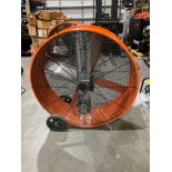 UNUSED 42" COMMERCIAL ELECTRIC PORTABLE BARREL FAN