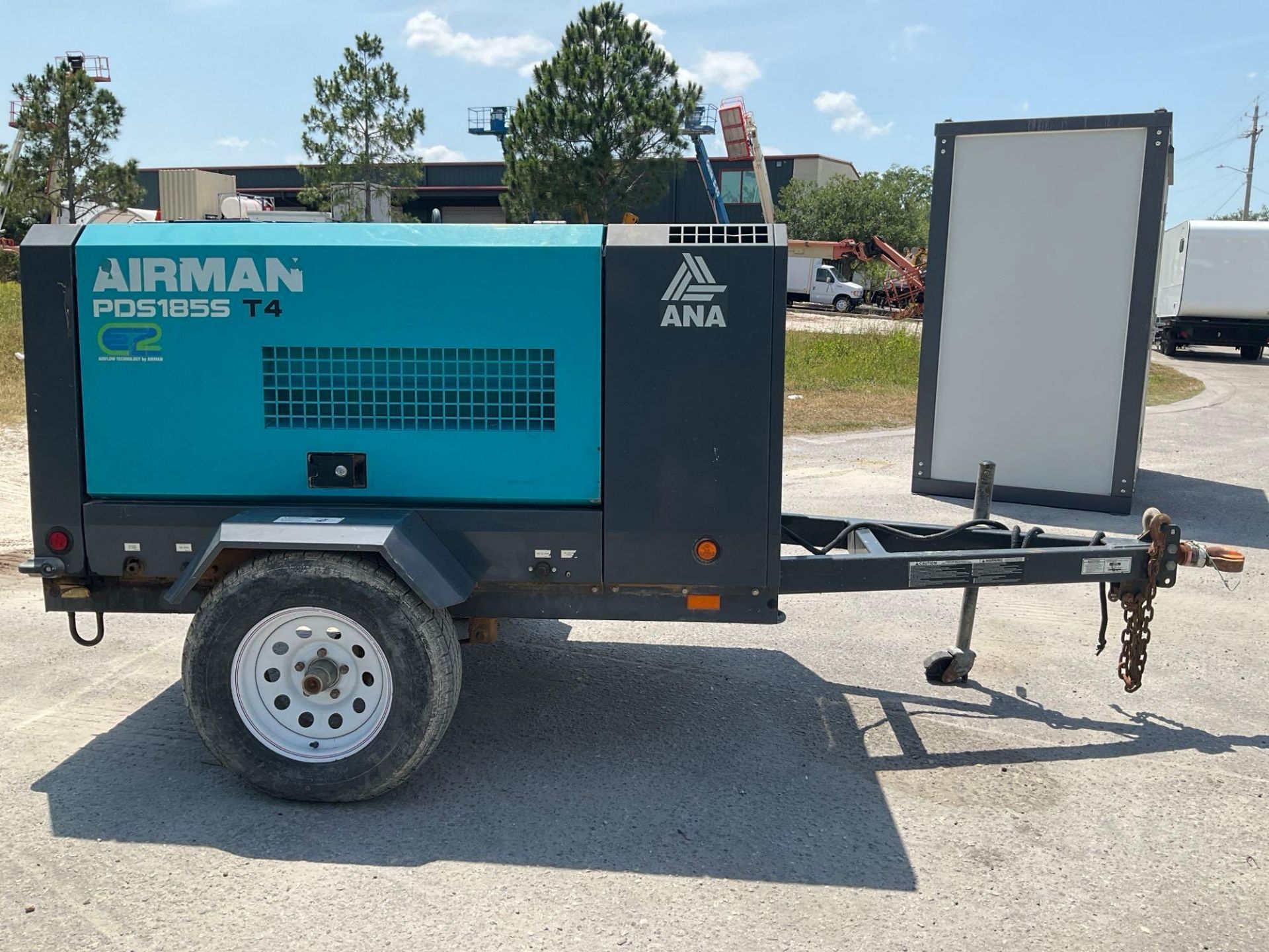 2022 AIRMAN PDS185S-6E1 COMPRESSOR, DIESEL, TRAILER MOUNTED, NORMAL OPERATING PRESSURE 0.69 MPA, ... - Image 7 of 19