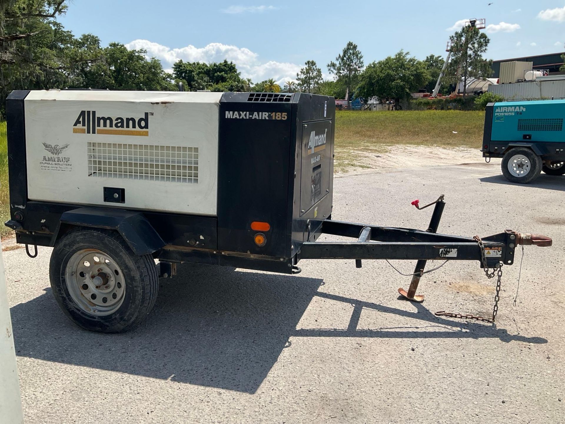 2018/2019 ALLMAND MAXI-POWER MA185-6E1 COMPRESSOR, DIESEL, TRAILER MOUNTED, NORMAL OPERATING - Image 9 of 14