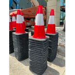 20 SAFETY CONES, 18in TALL