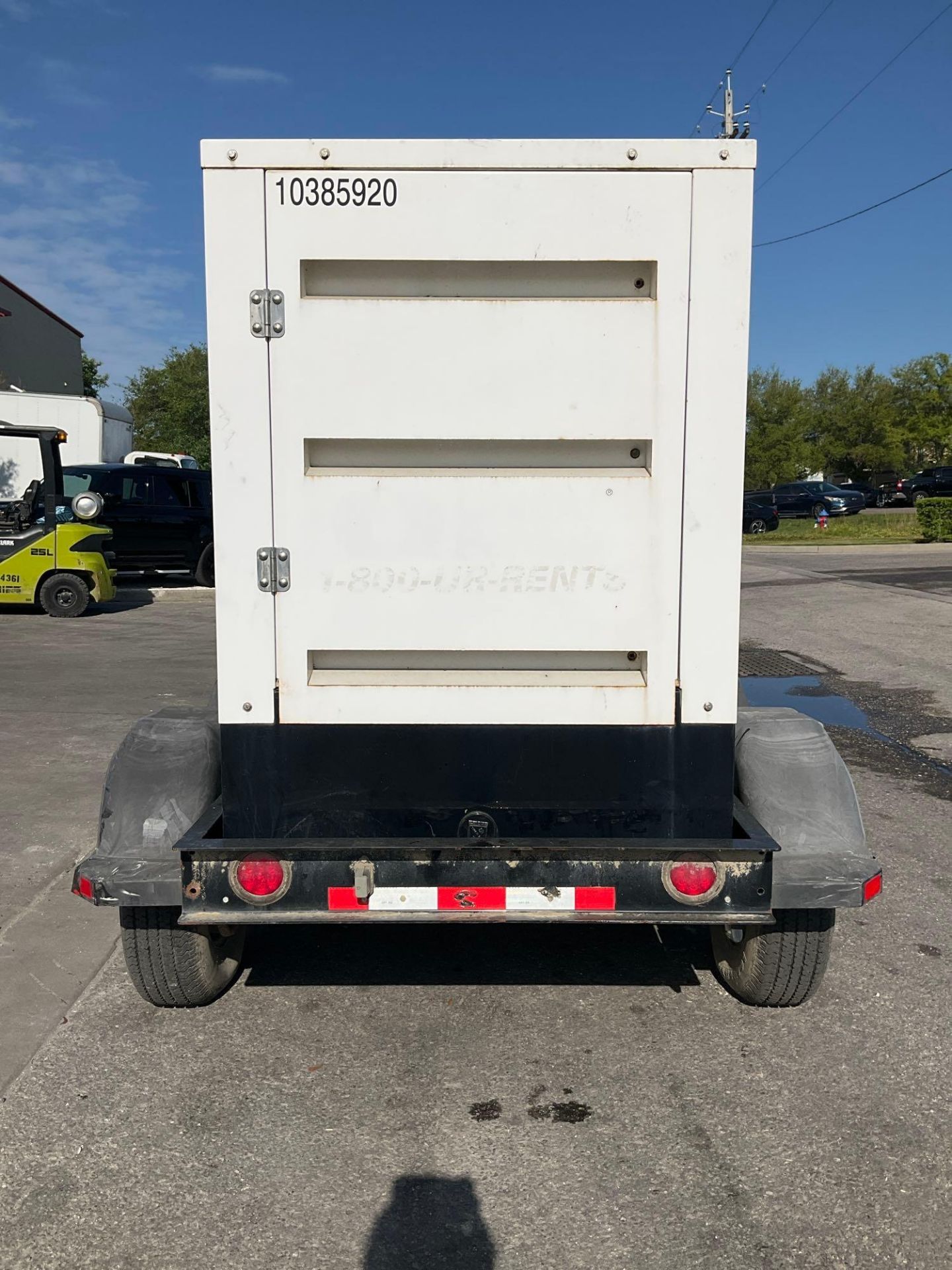 2015 CUMMINS GENERATOR MODEL C100D6R, DIESEL, TRAILER MOUNTED, APPROX PHASE 1/3, APPROX RATED KW - Image 4 of 22