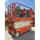 SNORKEL SCISSOR LIFT MODEL S4726E ANSI , ELECTRIC, APPROX MAX PLATFORM HEIGHT 26FT, NON MARKING T...