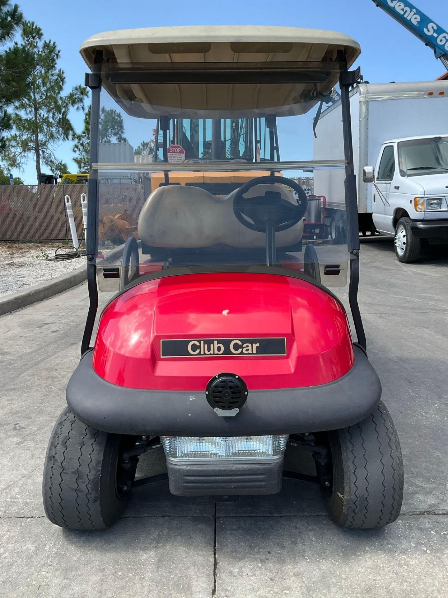 CLUB CAR PRECEDENT GOLF CART, ELECTRIC, UTILITY BED ON BACK, RUNS & DRIVES, CLUBCAR POWER DRIVE 3... - Image 8 of 11