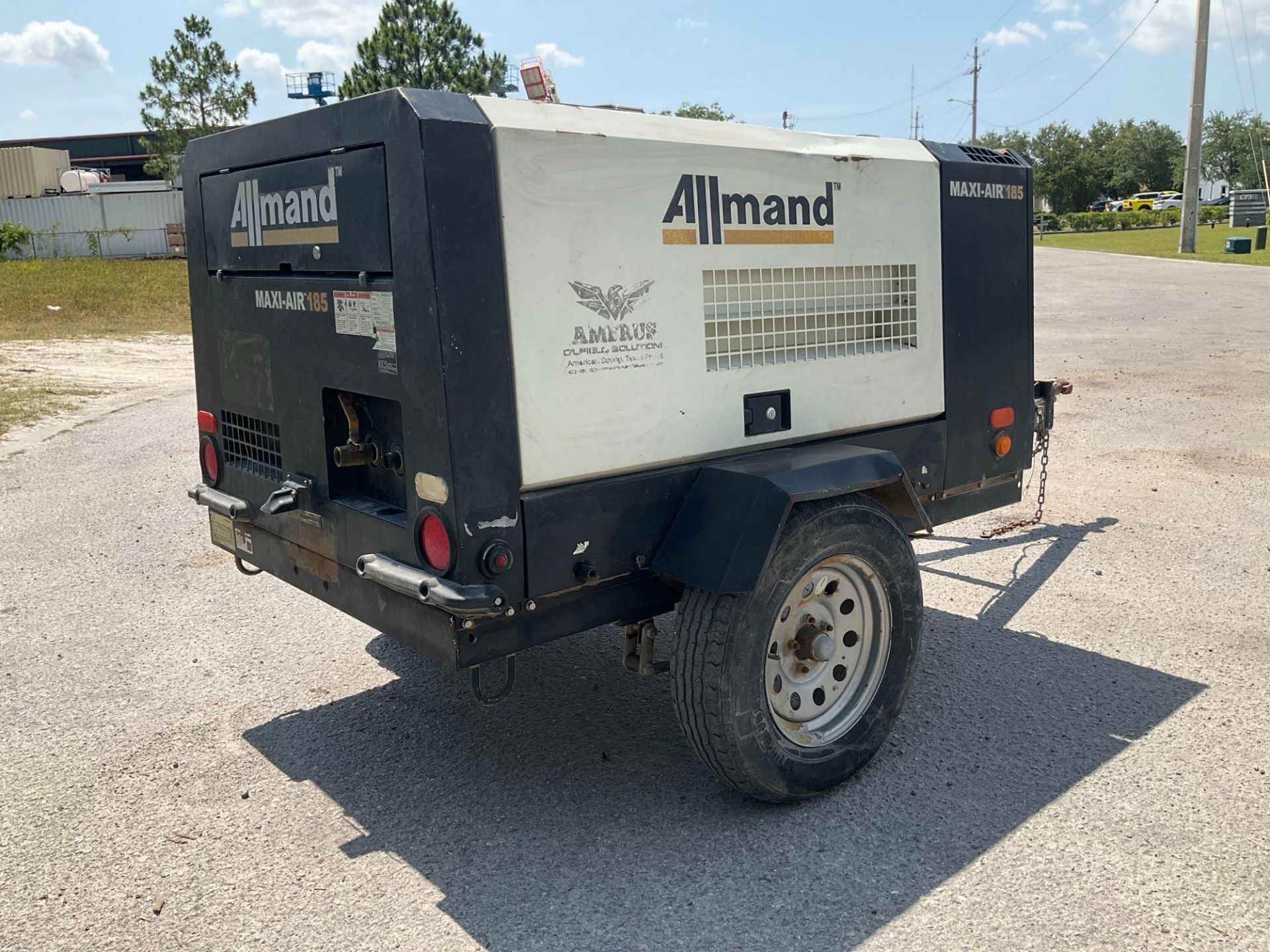 2018/2019 ALLMAND MAXI-POWER MA185-6E1 COMPRESSOR, DIESEL, TRAILER MOUNTED, NORMAL OPERATING - Image 8 of 14