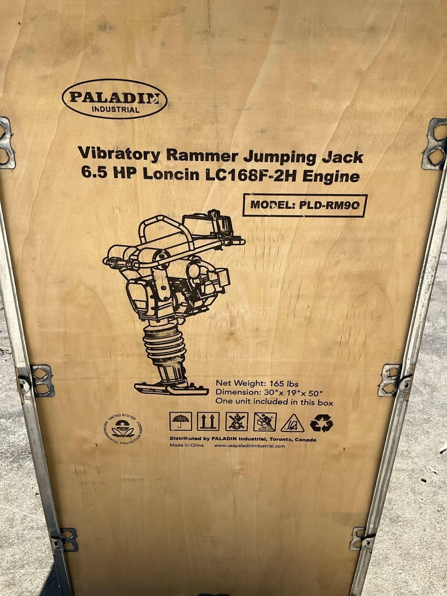 UNUSED PALADIN INDUSTRIAL RAMMER JUMPING JACK MODEL PLD-RM90, GAS POWERED - Bild 6 aus 7