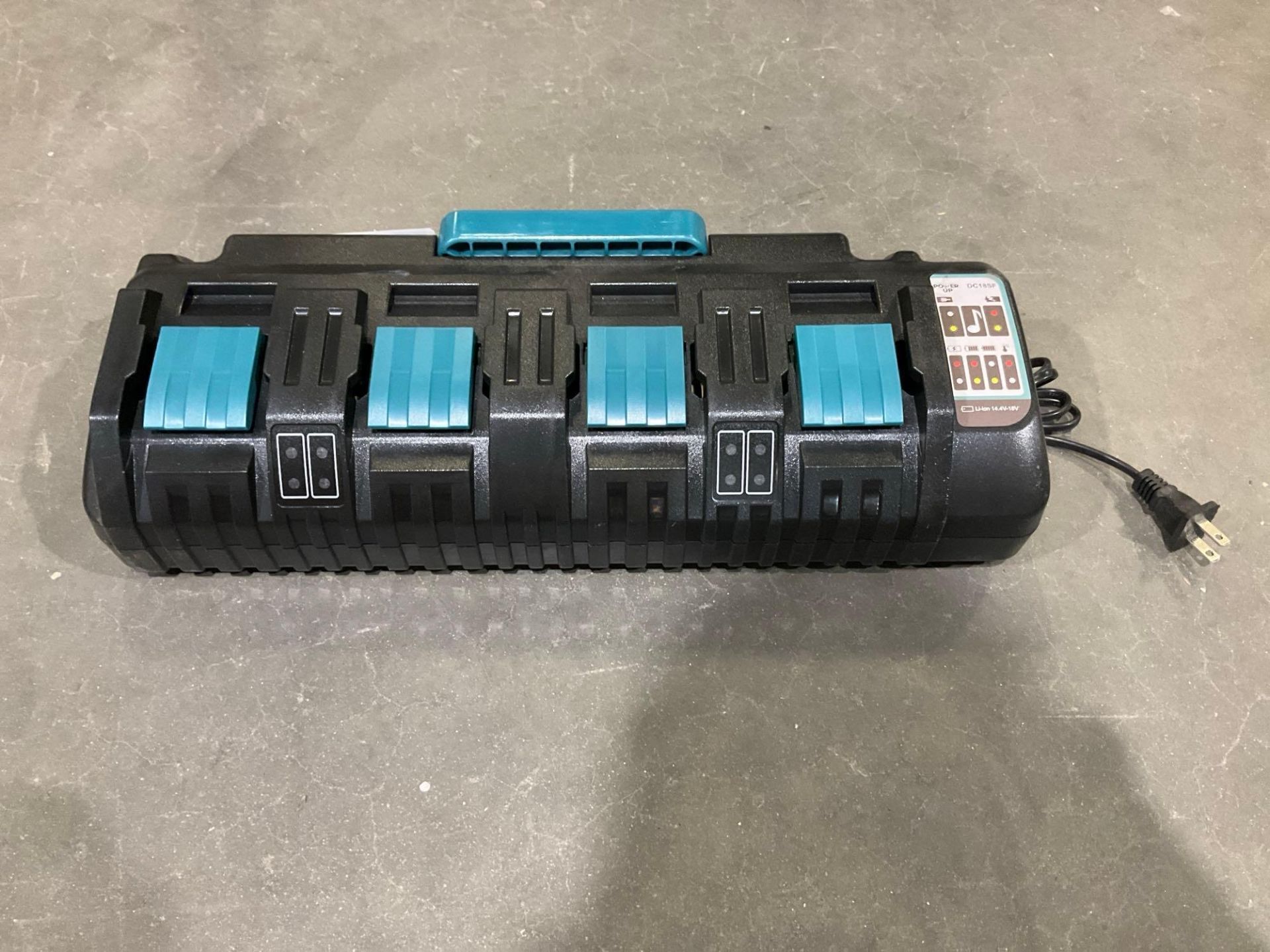 UNUSED...MAKITA...FOUR PORT MULTI CHARGER MODEL DC18SF - Image 2 of 5