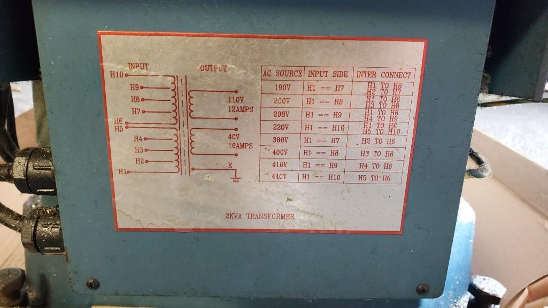 DYNA MECHTRONICS KNEE MILL MODEL EM3116 , APPROX TOTAL WATTAGE 5KW, APPROX SUPPLY 220V... - Image 9 of 37