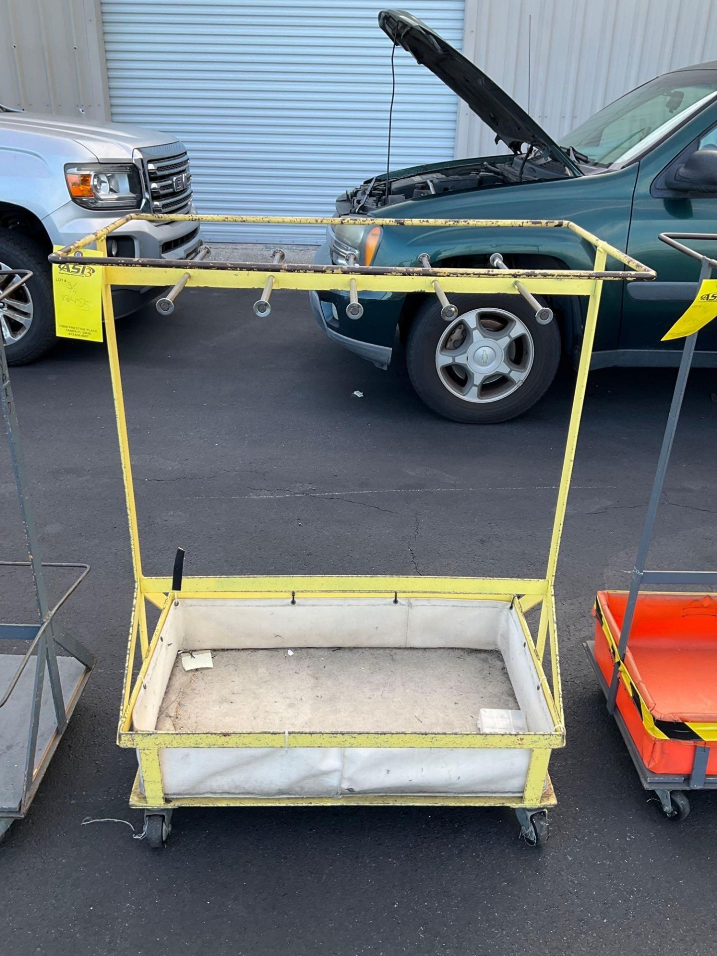 ( 4 ) ROLLING CARTS , APPROX 22" W...x 20? L x 42? T , APPROX 24" W...x 20? L - Image 9 of 10