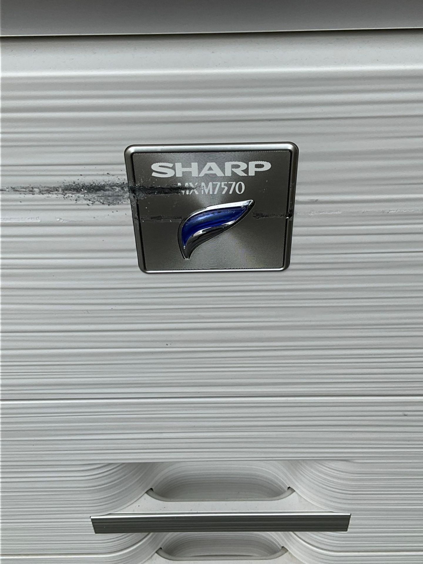 SHARP PRINTER DIGITAL MULTIFUNCTIONAL SYSTEM MODEL MX-M7570 WITH SHARP FINISHER: SHARP TRANSIENT - Image 9 of 20