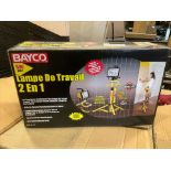 (18 ) BAYCO SL-1022 TWO-IN-ONE TRI-POD WORK LIGHT 500 WATT...