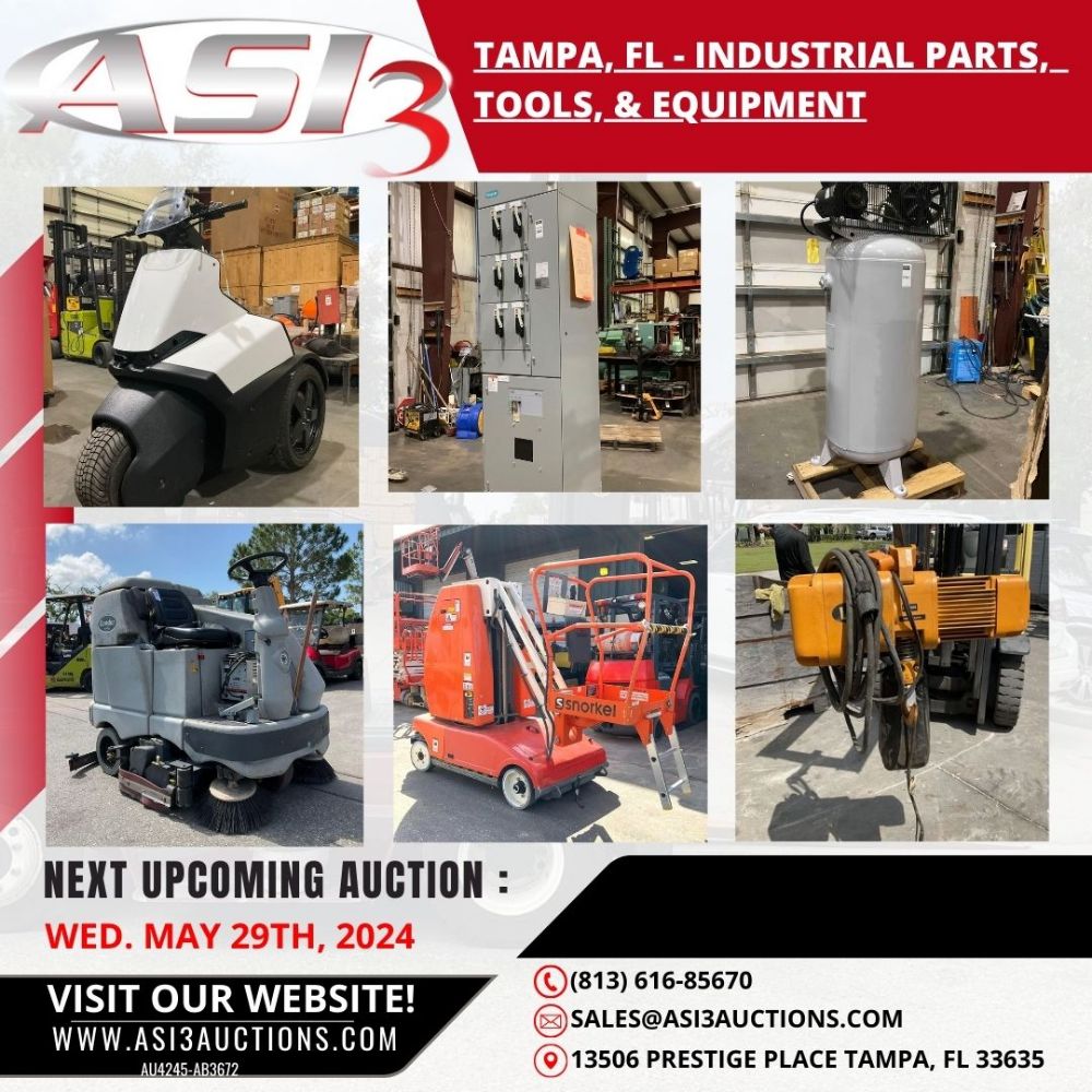 Tampa, FL - Industrial Parts, Tools, & Equipment