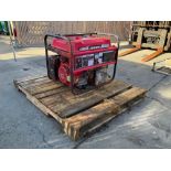 GENTRON PRO2 7500W GENERATOR MIDEL GG7500, GAS POWERED, APPROX 120/240 RATED VOLTS, SINGLE PHASE,
