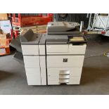 SHARP PRINTER DIGITAL MULTIFUNCTIONAL SYSTEM MODEL MX-M754N; SHARP FINISHER MODEL MX-FN19