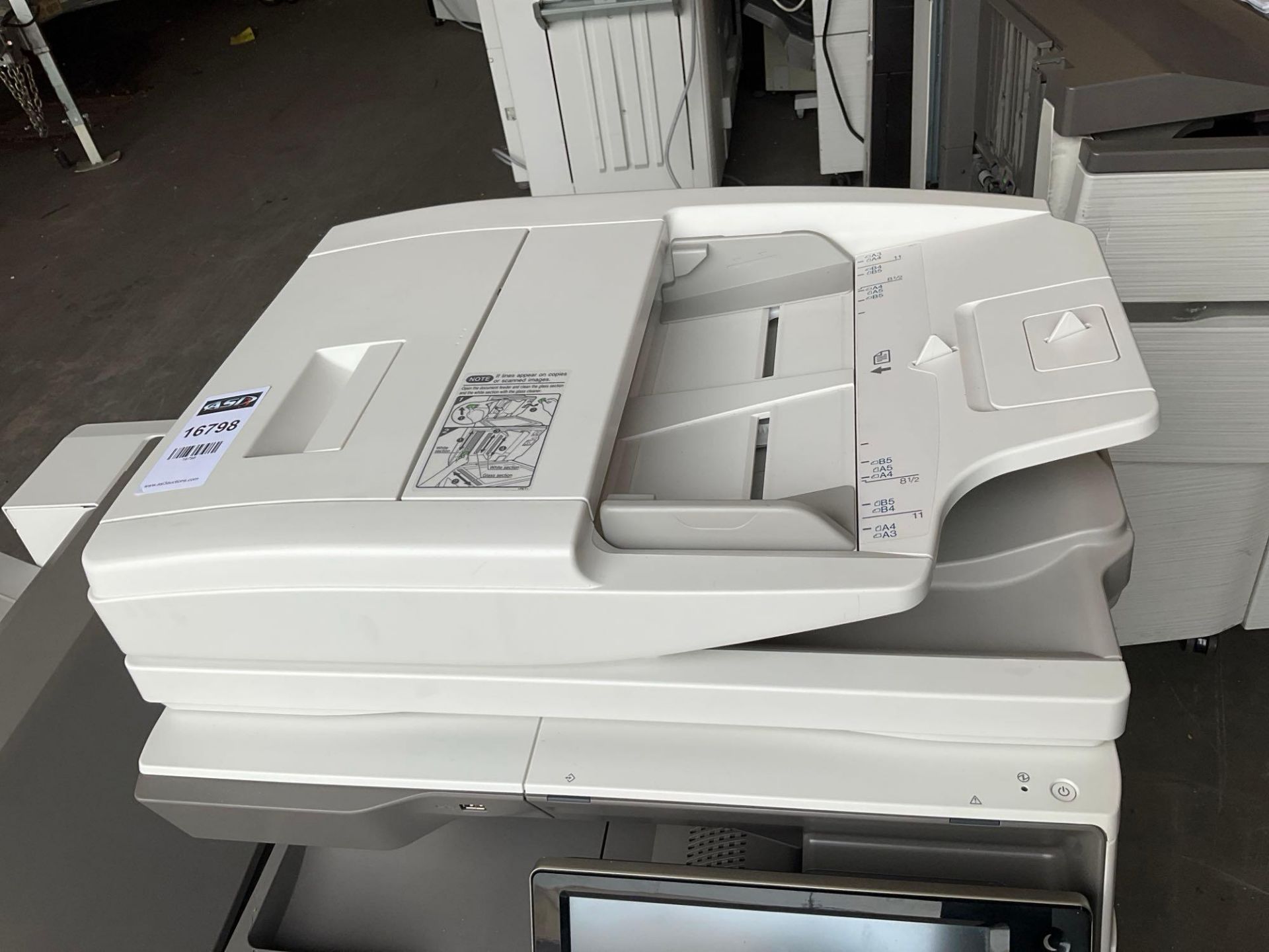 SHARP PRINTER DIGITAL MULTIFUNCTIONAL SYSTEM MODEL MX-M5070; SHARP FINISHER MODEL MX-FN30; SHARP ... - Image 7 of 17